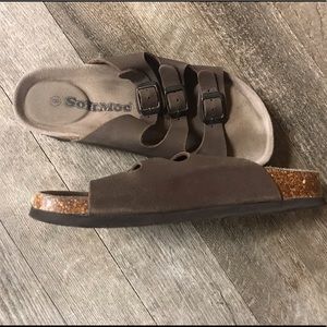 Soft Moc Birk Style Size 8 Sandals